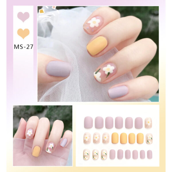 Nail Art Pieces Finished Patches Long And Short Fake Fingernails